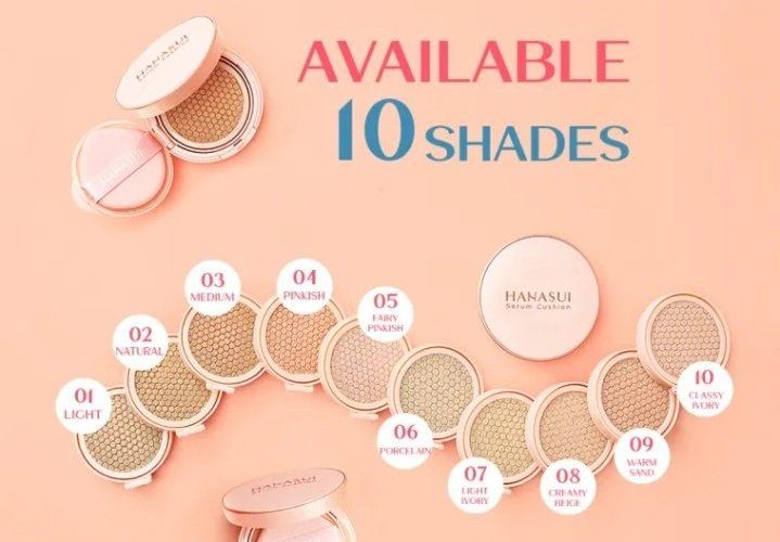 Shade Cushion Hanasui: Rahasia Kulit Glowing dan Cerah Sepanjang Hari